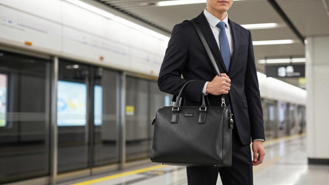 男士手提包怎么选?Plume Men羽饰款让我告别通勤尴尬 Hermès2026 第1张-买A货 男士手提包大全_男士手提包一般装什么_1. Plume Men — 男士羽饰手提包