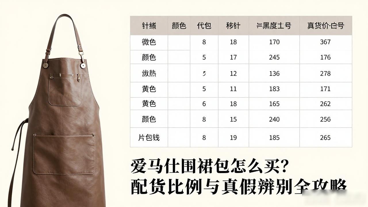 爱马仕围裙包怎么买?配货比例与真假辨别全攻略 Hermès2026 第1张-买A货 南京小学教师_4. Tablier Sellier — 围裙手袋_电线为什么是两根
