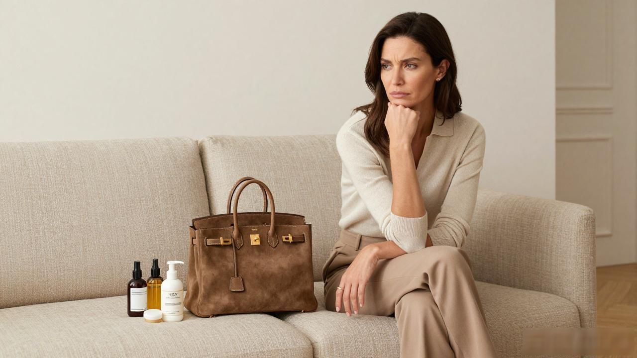 柏金麂皮太难养?这篇文章讲透Birkin Veau Doblis的选购与养护心得 Hermès2026 第1张-买A货 原版柏金包_3. Birkin Veau Doblis — 柏金麂皮版手袋_3. Birkin Veau Doblis — 柏金麂皮版手袋