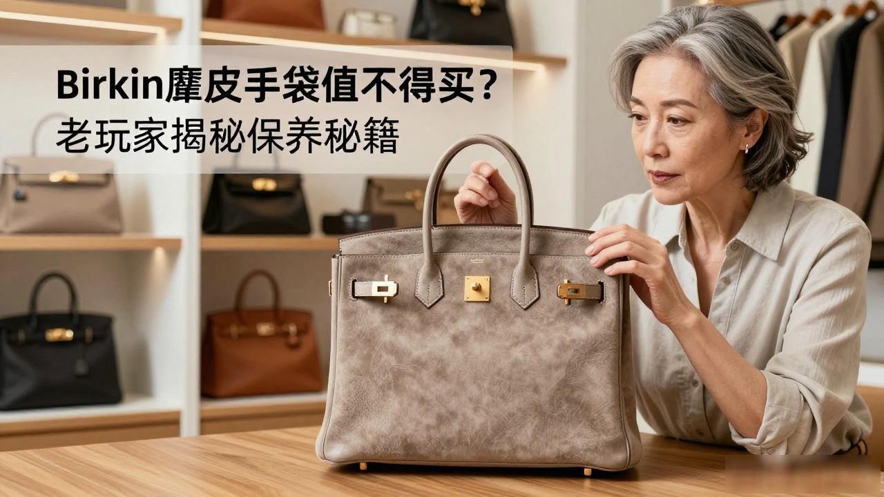 Birkin麂皮手袋值不值得买?老玩家揭秘保养秘籍 Hermès2026 第1张-买A货 金狼姆手袋批发_原版柏金包_3. Birkin Veau Doblis — 柏金麂皮版手袋