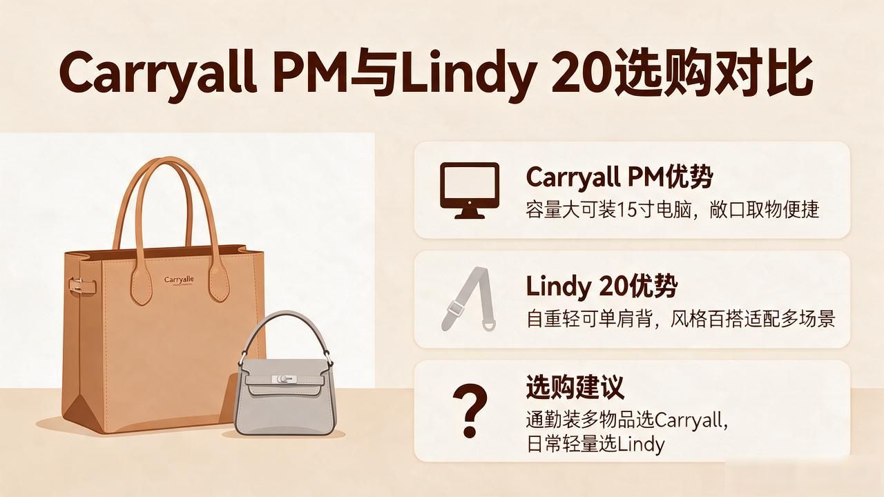 Carryall PM和Lindy 20怎么选 全能托特小包优缺点深度对比 LV2026 第2张-买A货 Carryall PM|全能托特小号_Carryall PM|全能托特小号_Lvnf小号托特内部