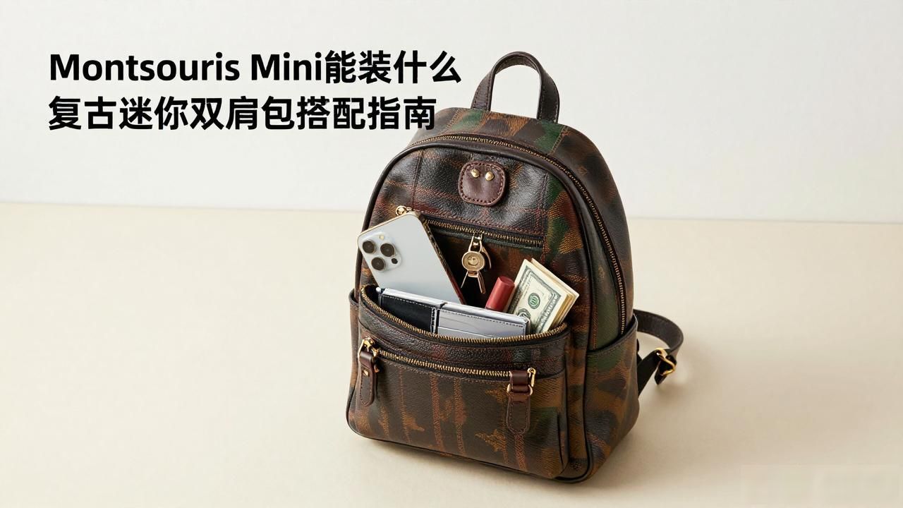 Montsouris Mini能装什么 复古迷你双肩包搭配指南 LV2026 第1张-买A货 迷你小型双肩包_Montsouris Mini|复古迷你双肩包_mcm迷你双肩包