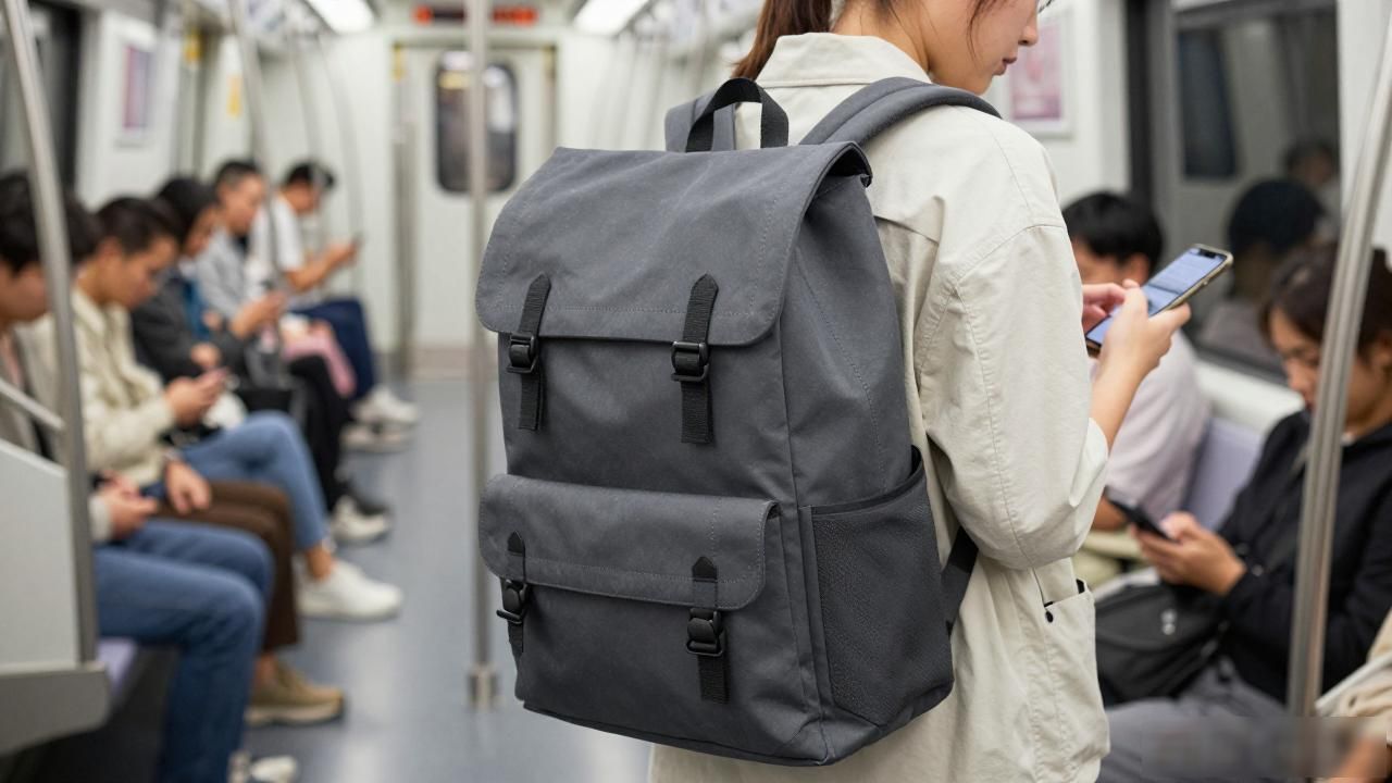 女士双肩中号背包_Track Backpack MM｜轨道中号双肩包_双肩包travel