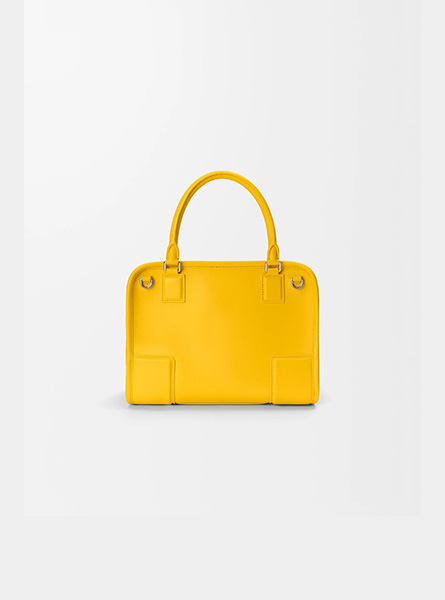 高仿LOEWE包包 | A货罗意威包包 2026春夏新款 雏菊黄小号柔软牛皮革 Amazona 180 手袋 吐司包