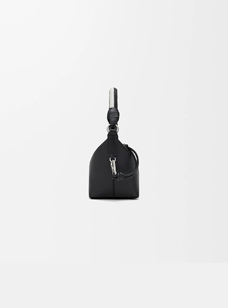 高仿LOEWE包包 | A货罗意威包包 2026春夏新款 黑色迷你柔软纳帕羊皮革 Cala 手袋
