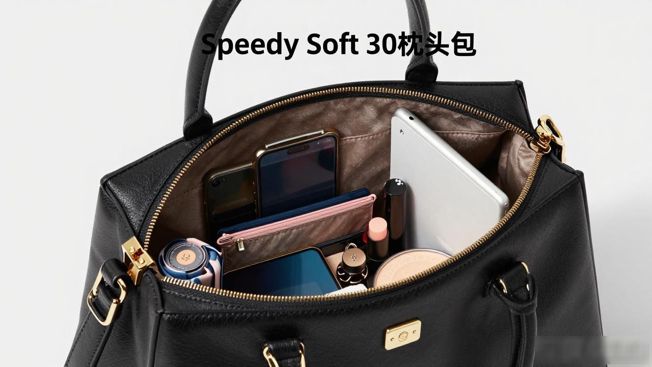 Speedy Soft 30枕头包怎么样?30号尺寸容量实测 LV2026 第1张-买A货 Speedy Soft 30|柔软枕头包 30 号_枕头包25和30对比_枕头包最新