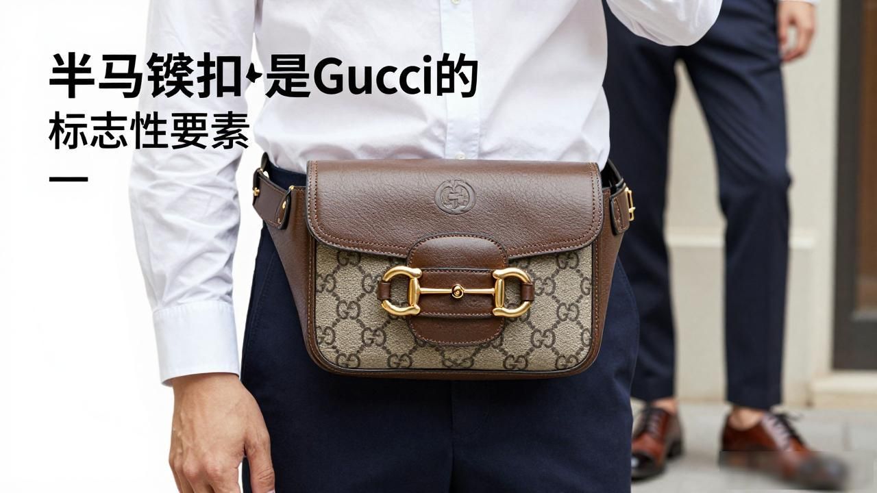 男士半马衔扣腰包怎么选?看完这篇再决定 Gucci2026 第3张-买A货 男士腰带扣头怎么系_男士腰带扣头风水讲究_Half Horsebit Mens Waist Bag|男士半马衔扣腰包