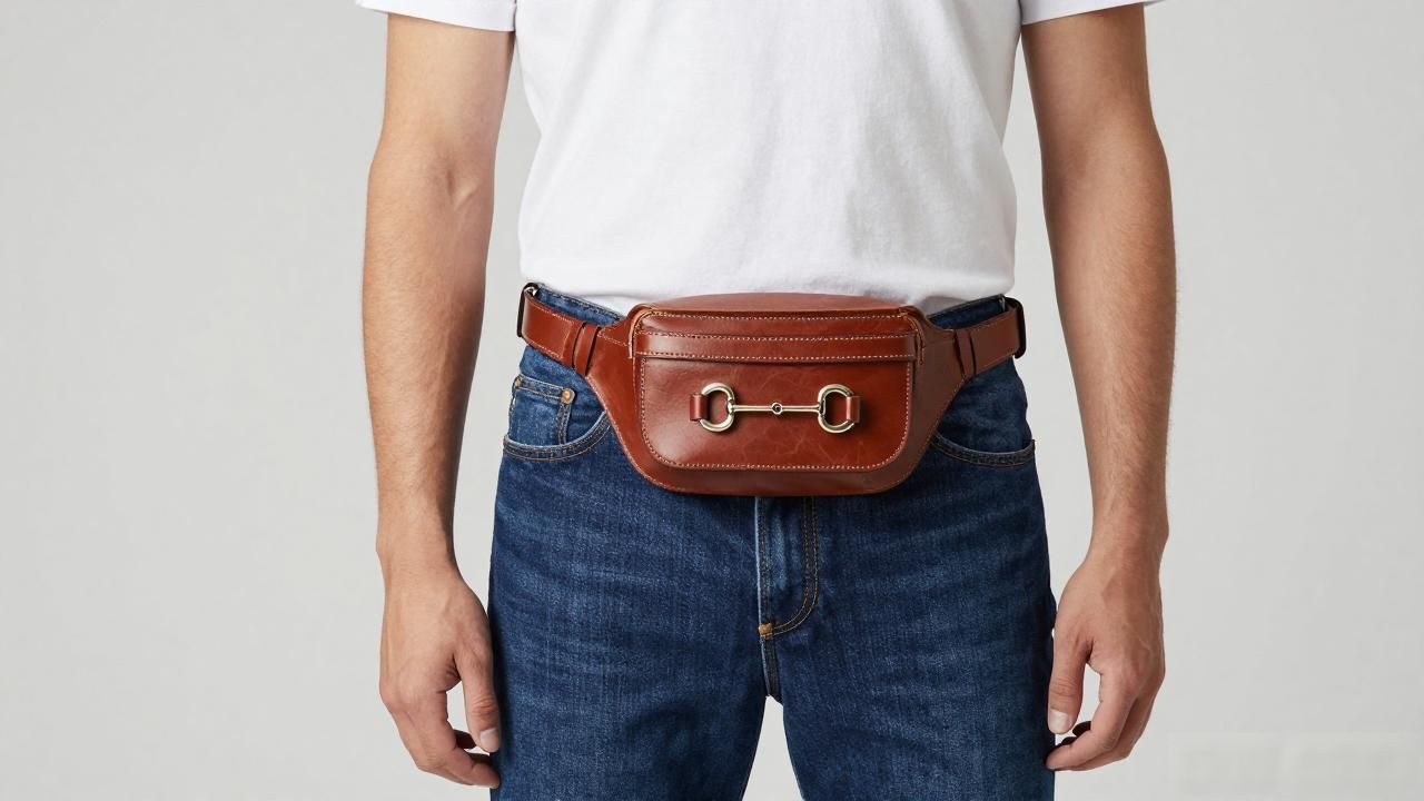 男士腰包怎么选?半马衔扣款实穿又百搭 Gucci2026 第1张-买A货 Half Horsebit Mens Waist Bag|男士半马衔扣腰包_男士腰带扣有几种样式_男士腰带扣头怎么系