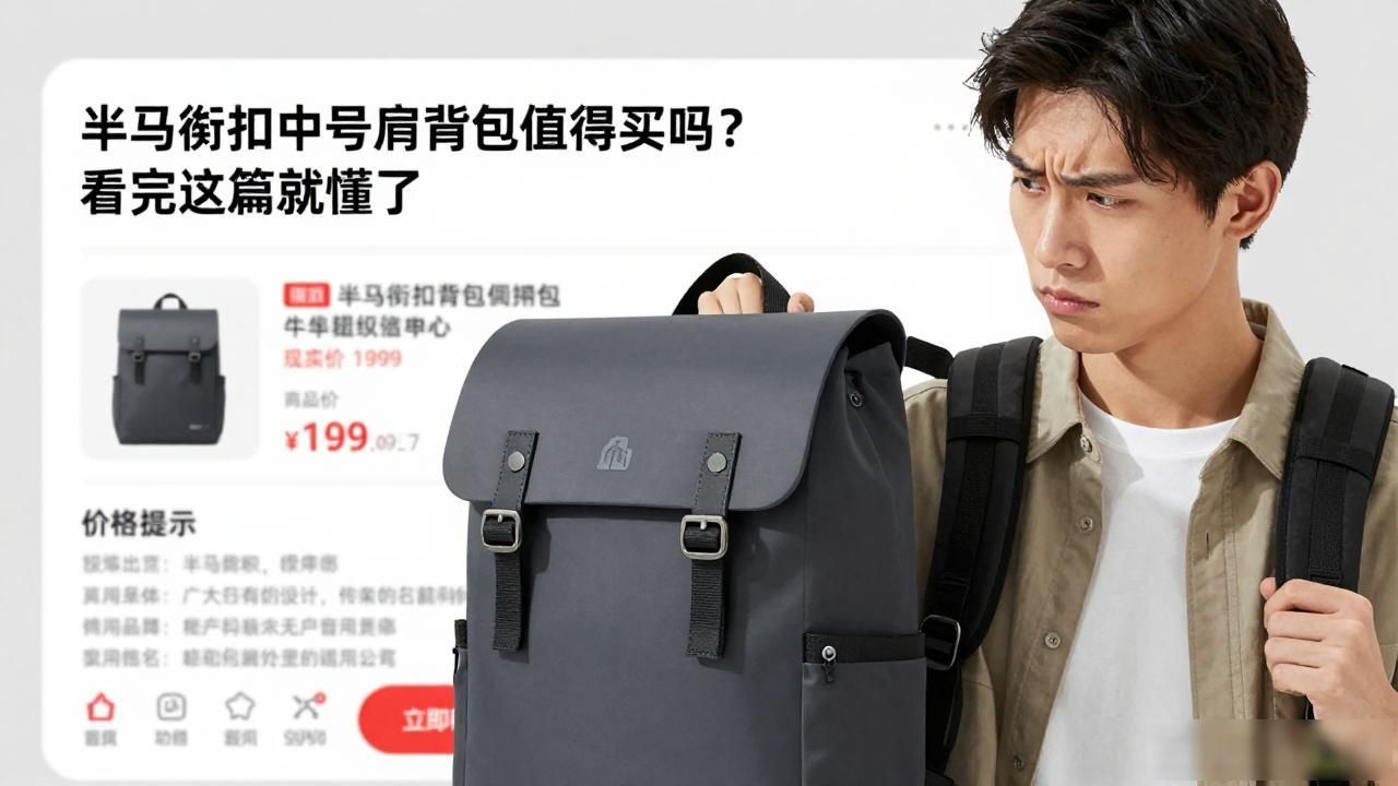 Half Horsebit Medium Shoulder Bag｜半马衔扣中号肩背包_马鞍扣斜挎包_背包扣怎么系