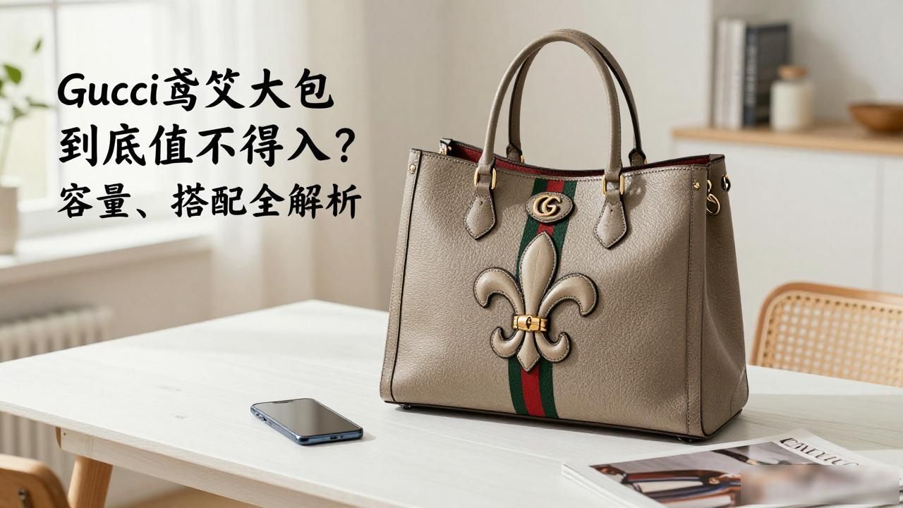 Gucci Giglio Large Tote｜鸢尾大号托特包_电线为什么是两根_汽车安全扣图片
