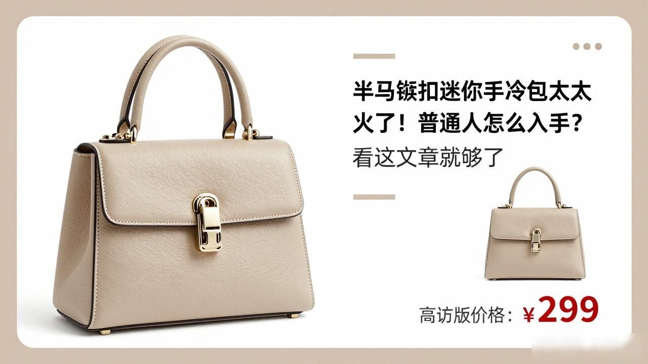 男士手拎包和女士手拎包_迷你扣子怎么编手链_Half Horsebit Mini Handbag｜半马衔扣迷你手拎包