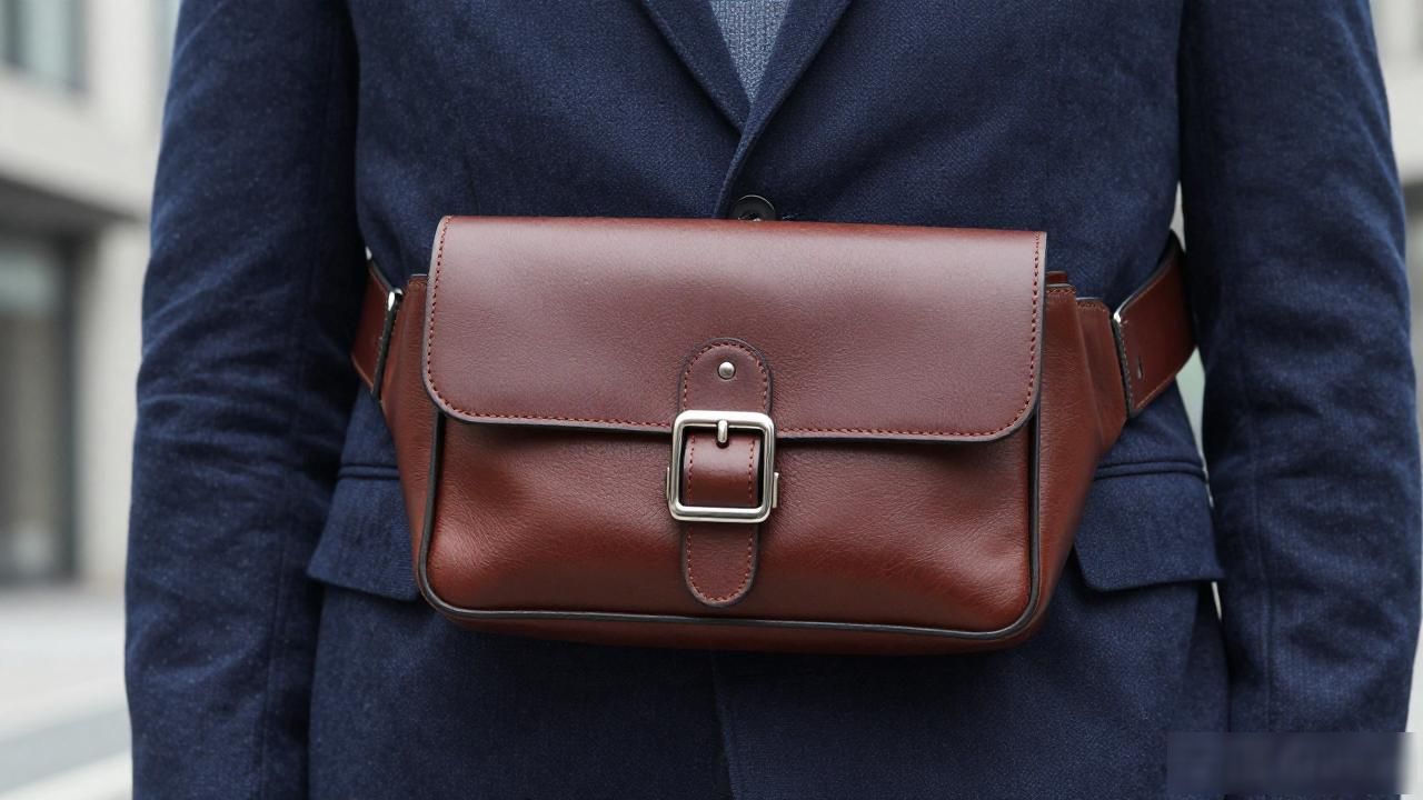 Half Horsebit Mens Waist Bag｜男士半马衔扣腰包_男仕时尚腰带扣_男士腰带扣头怎么系