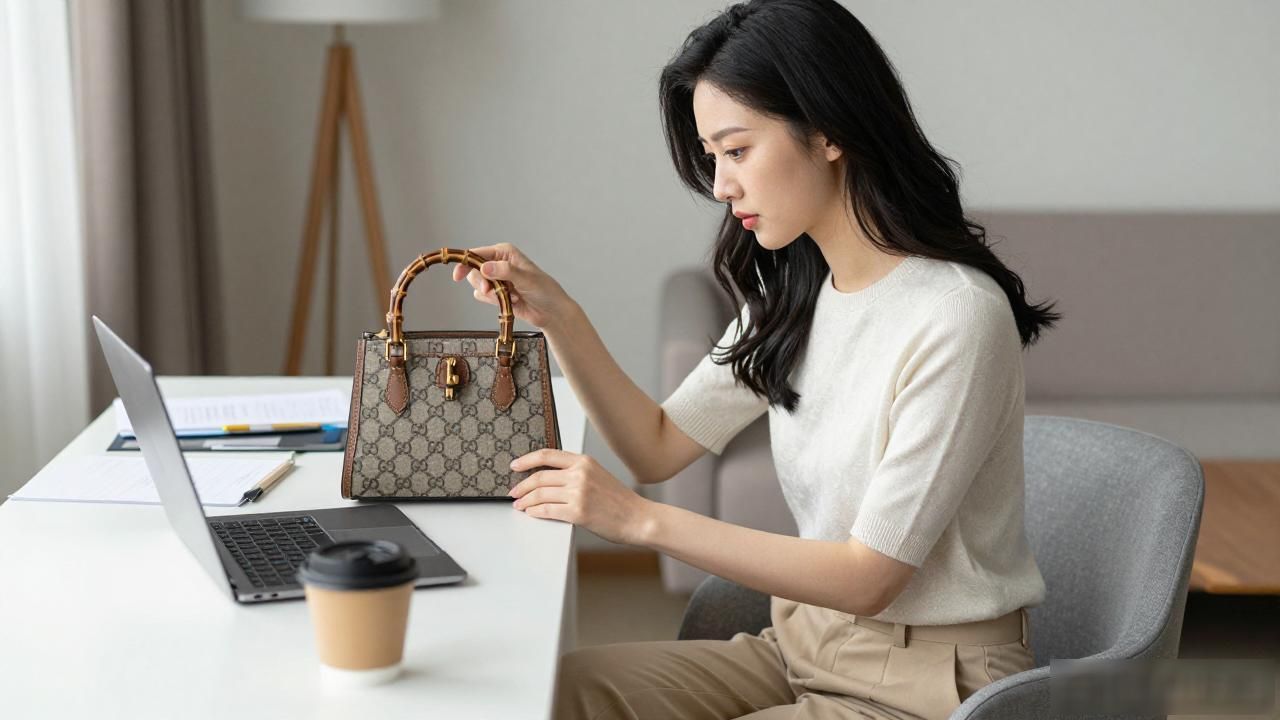Gucci Bamboo 1947 Crocodile Medium Bag｜1947 竹节鳄鱼纹中号包_鳄鱼皮竹节纹大的好还是小的好_鳄鱼纹包包图片