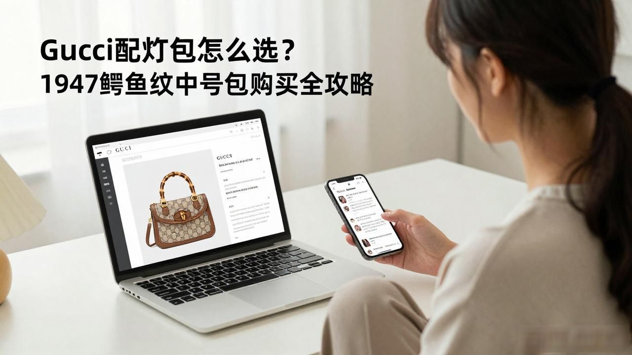 鳄鱼纹包包图片_鳄鱼皮竹节纹大的好还是小的好_Gucci Bamboo 1947 Crocodile Medium Bag｜1947 竹节鳄鱼纹中号包