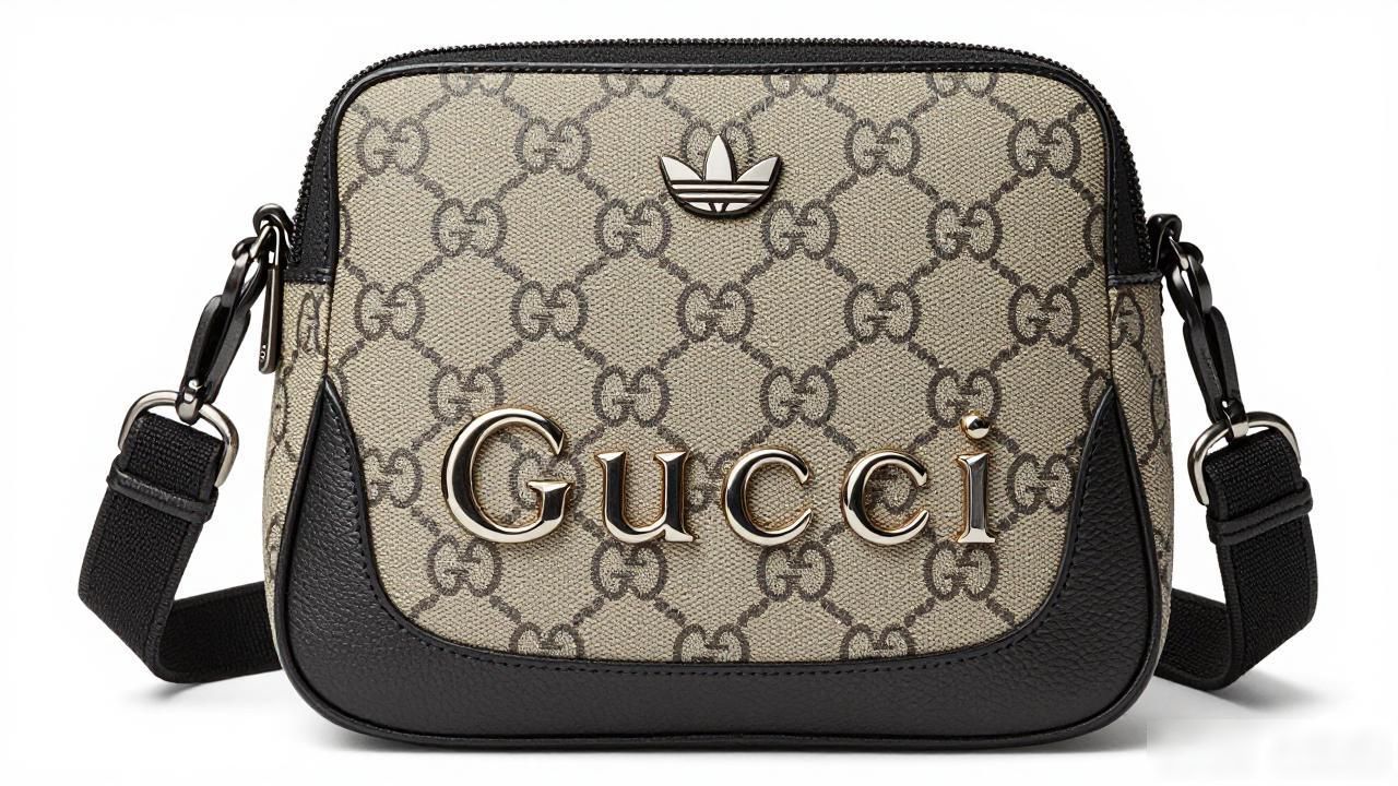 古驰阿迪达斯_Gucci × Adidas Jackie 1961 Crossbody｜古驰 × 阿迪达斯联名贾琪 1961 斜挎包_gucci阿迪达斯联名包包