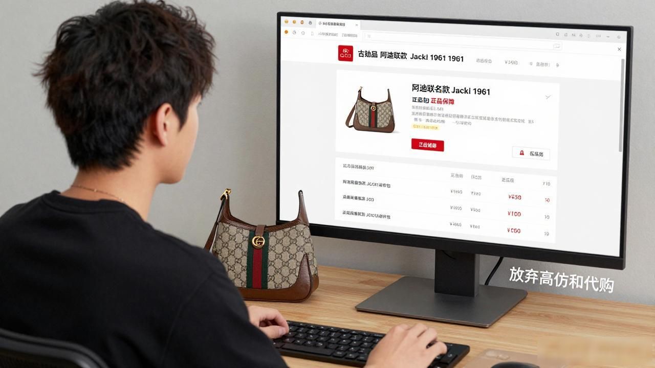 古驰阿迪达斯_gucci阿迪达斯联名包包_Gucci × Adidas Jackie 1961 Crossbody｜古驰 × 阿迪达斯联名贾琪 1961 斜挎包