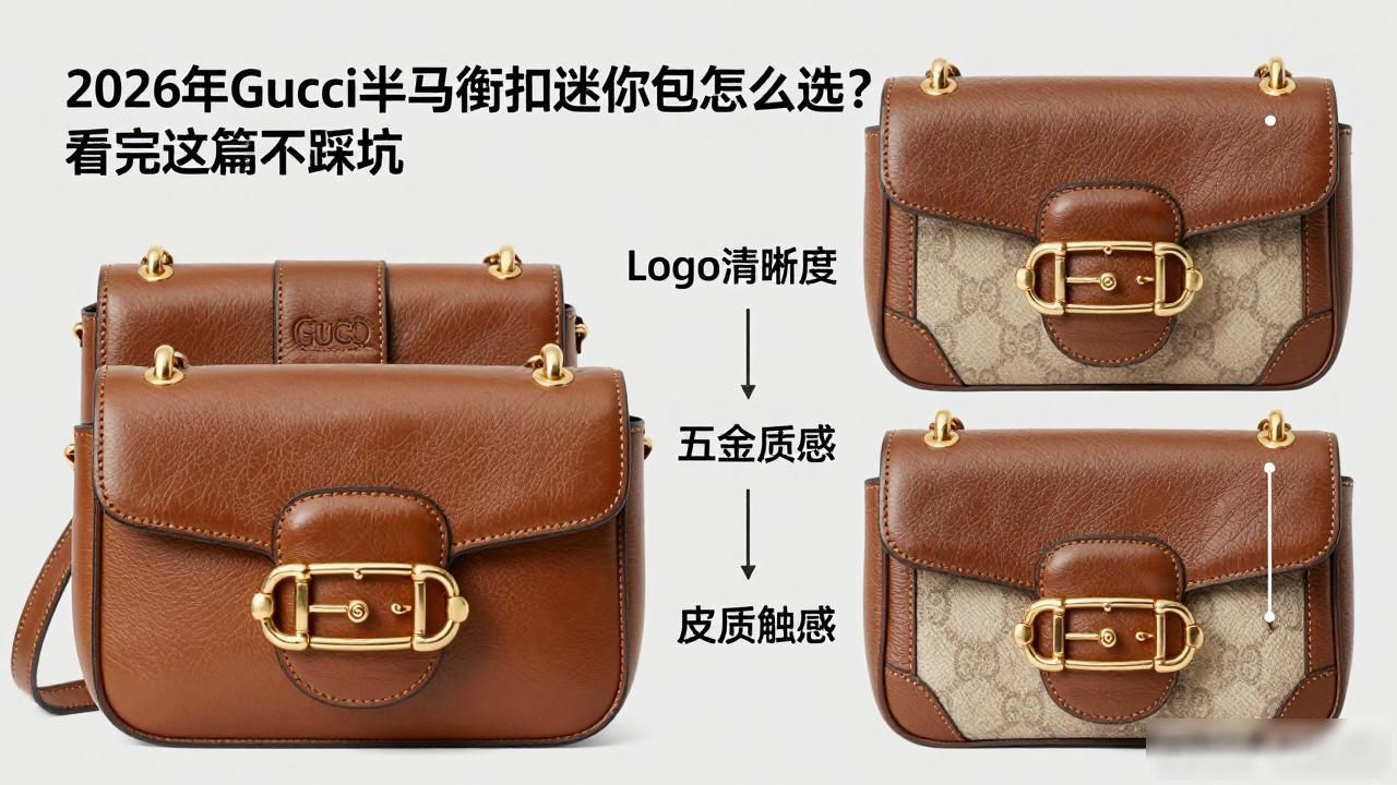 Half Horsebit Mini Handbag｜半马衔扣迷你手拎包_手拎包男士_手拎包吊牌