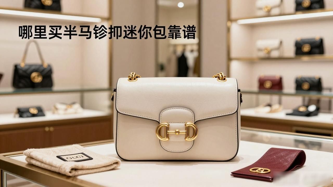 手拎包男士_Half Horsebit Mini Handbag｜半马衔扣迷你手拎包_手拎包吊牌