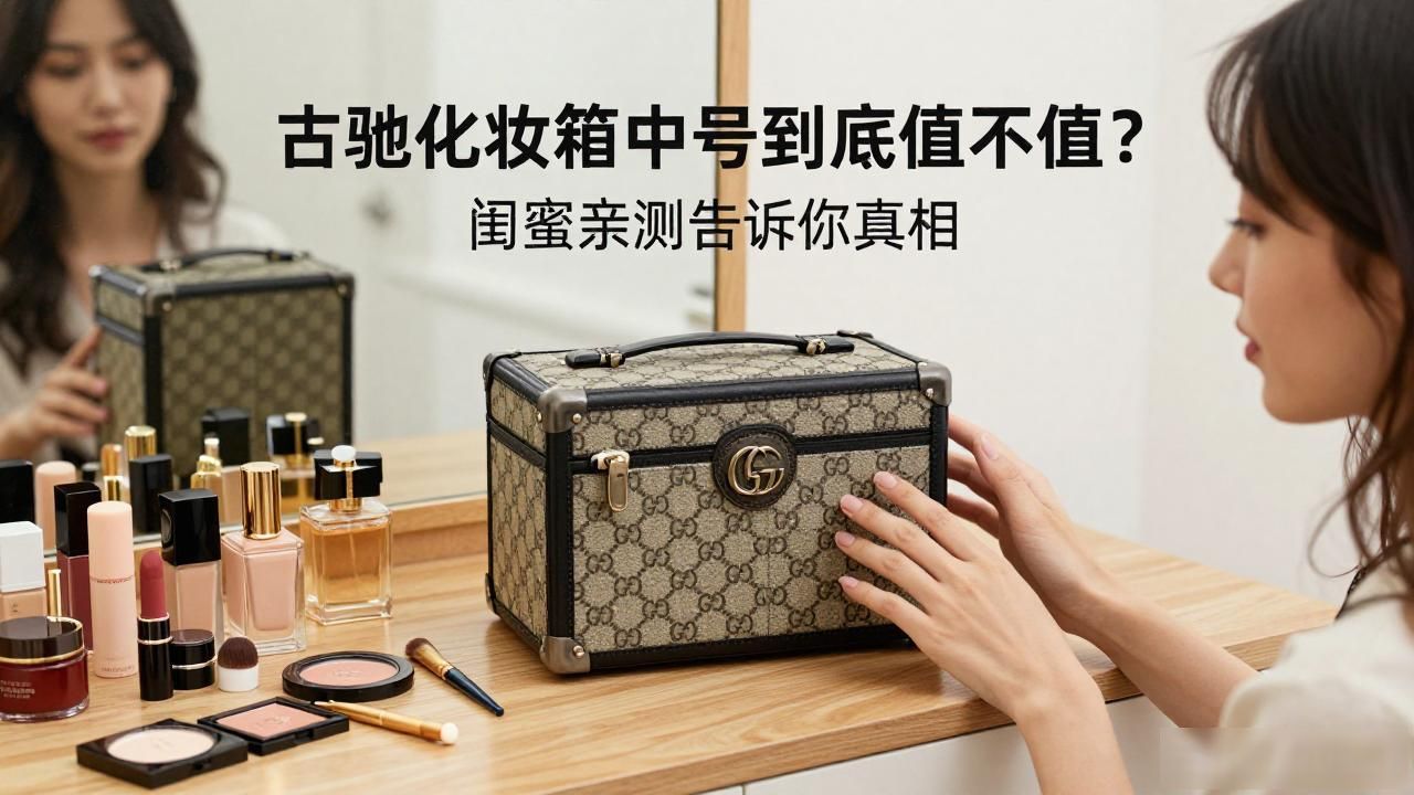 古驰化妆盒子_Gucci Vanity Medium Handbag｜古驰化妆箱中号手袋_古驰化妆盒包算冷门产品吗