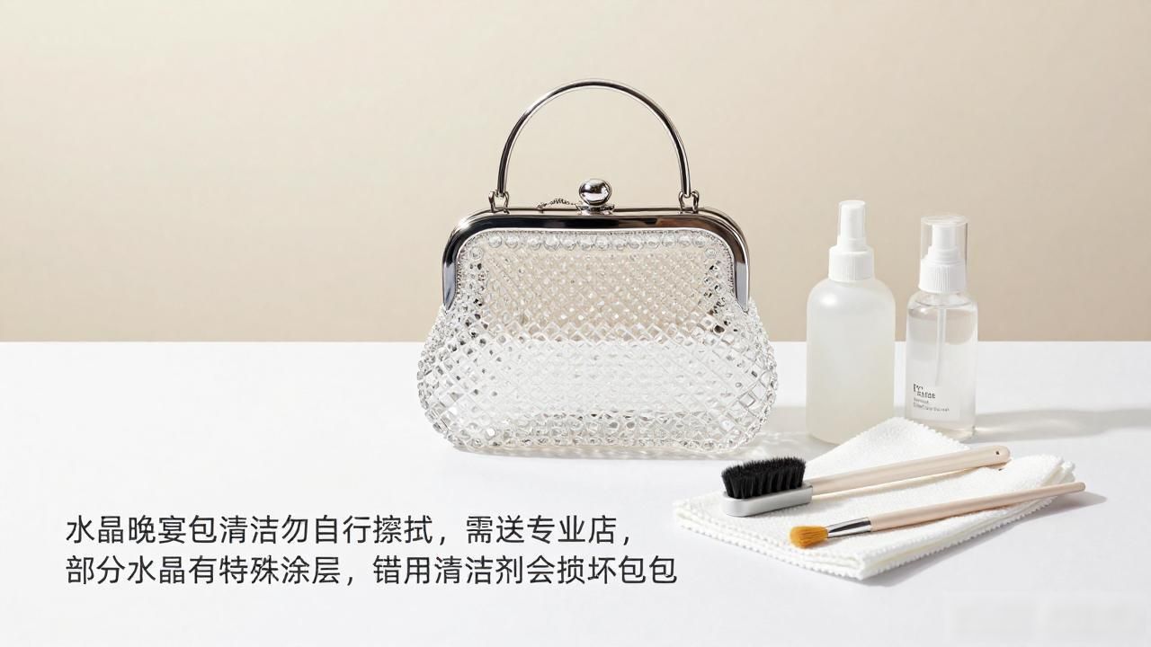 水晶包女_水晶包是什么意思_Crystal Medium Evening Top Handle Bag｜水晶晚宴中号手提包