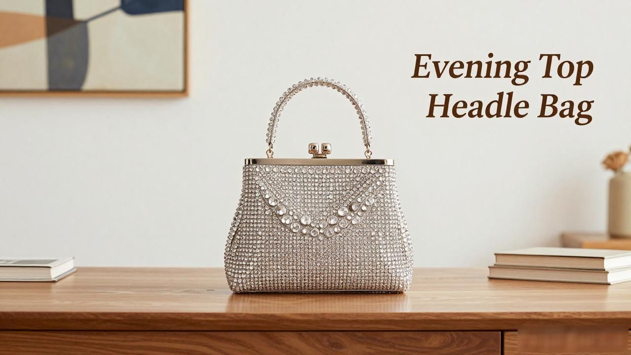 Crystal Medium Evening Top Handle Bag｜水晶晚宴中号手提包_水晶包新手包法_水晶包女