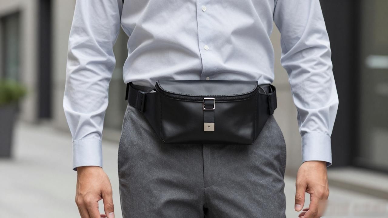 Half Horsebit Mens Waist Bag｜男士半马衔扣腰包_男士腰带扣头风水讲究_男士腰带扣有几种样式