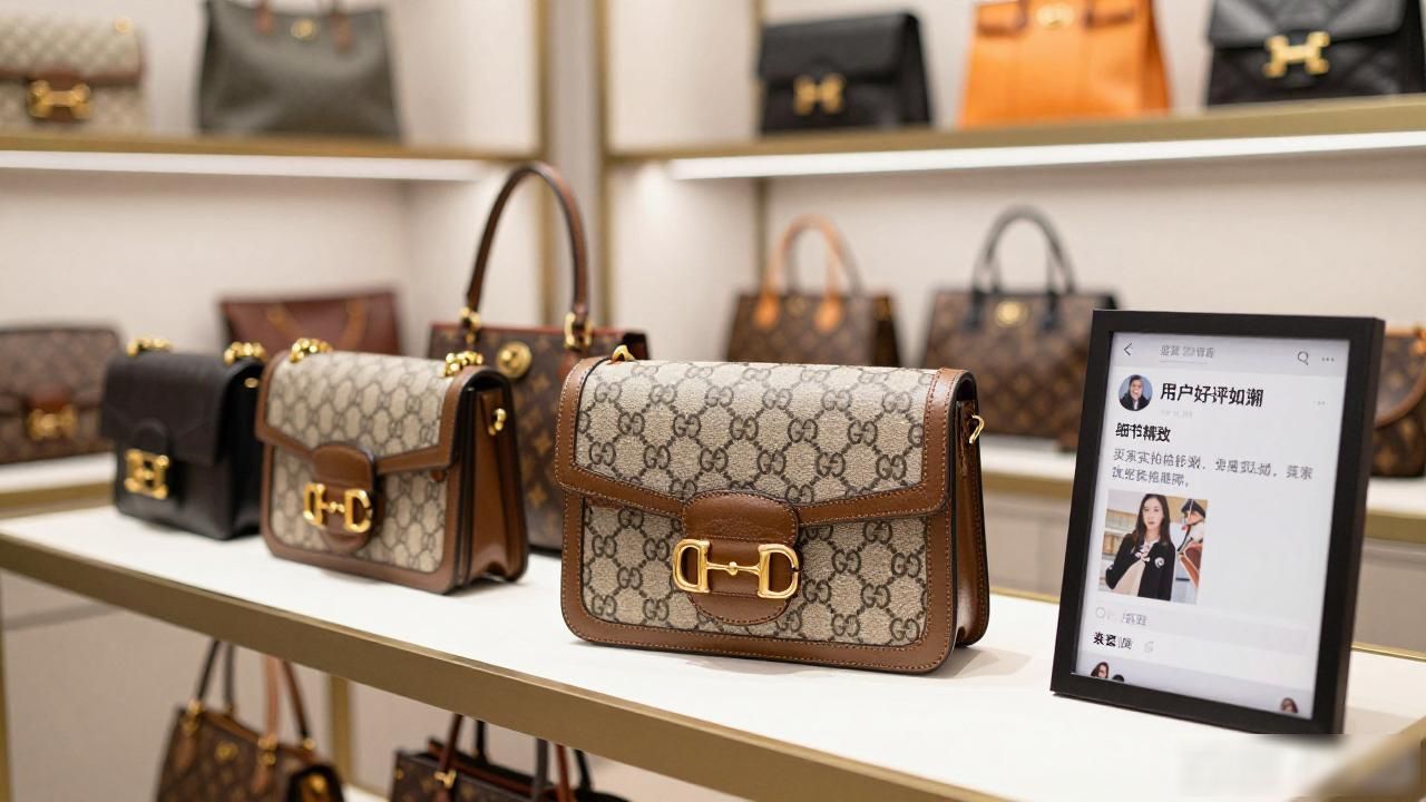 Gucci半马衔扣中号包值得买吗?真实上身效果曝光 Gucci2026 第2张-买A货 Half Horsebit Medium Shoulder Bag|半马衔扣中号肩背包_马鞍扣斜挎包_gucci马衔扣包重吗