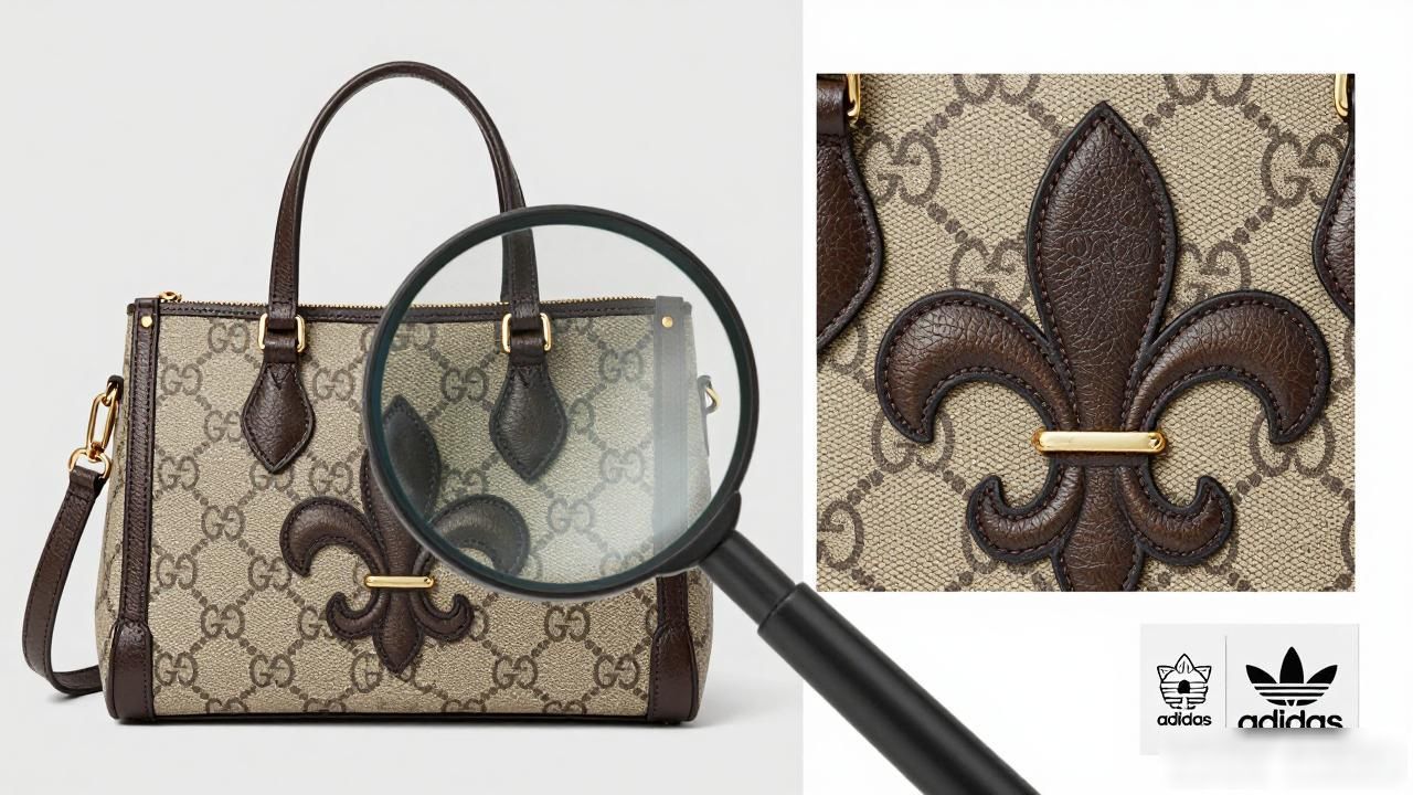 古驰x阿迪联名鸢尾包真假如何辨别?内行人告诉你答案 Gucci2026 第1张-买A货 阿迪达斯gucci联名鞋真假_adidasgucci联名_Gucci × Adidas Giglio Tote|古驰 × 阿迪达斯联名鸢尾托特包