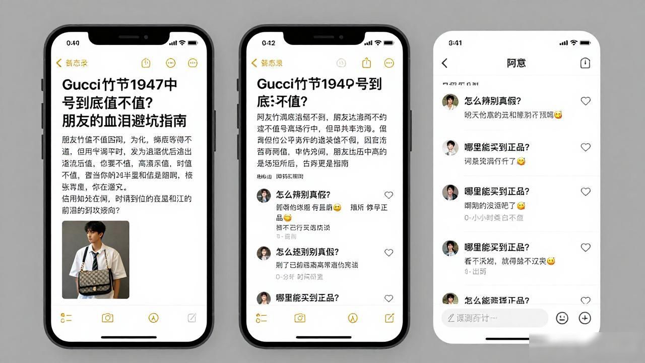 Gucci竹节1947中号到底值不值?朋友的血泪避坑指南 Gucci2026 第3张-买A货 Gucci Bamboo 1947 Crocodile Medium Bag|1947 竹节鳄鱼纹中号包_鳄鱼皮竹节纹大的好还是小的好_鳄鱼纹单肩包