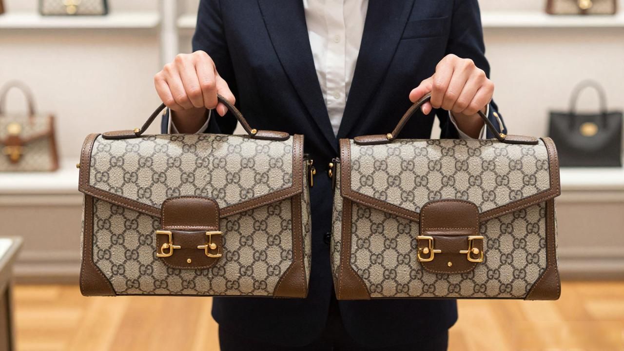 GG帆布邮差包怎么选:高仿对比正品,买前必看 Gucci2026 第2张-买A货 tradejoe的帆布包_复古帆布邮差包_GG Canvas Messenger Bag|GG 帆布邮差包