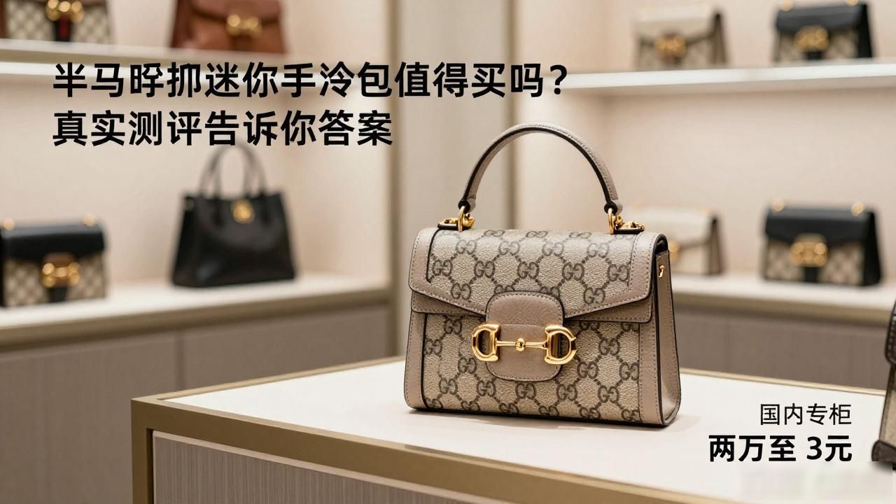 Half Horsebit Mini Handbag｜半马衔扣迷你手拎包_手拎包男士_迷你毛线手拎包编织教程