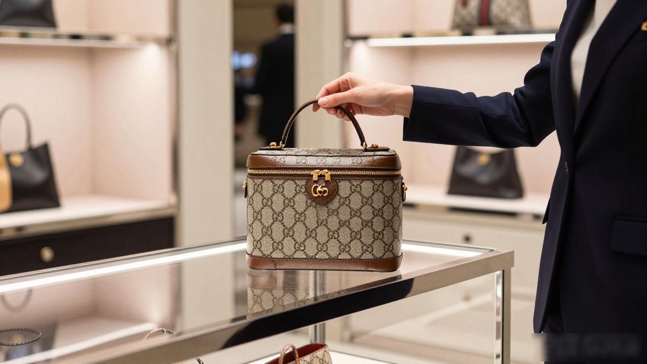 古驰化妆包多少钱一个_Gucci Vanity Medium Handbag｜古驰化妆箱中号手袋_古驰化妆盒包算冷门产品吗