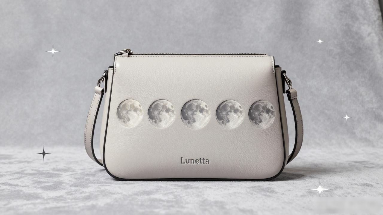月亮包斜挎月牙_月亮斜挎包裁剪教程_Lunetta Crossbody Bag｜月相斜挎包