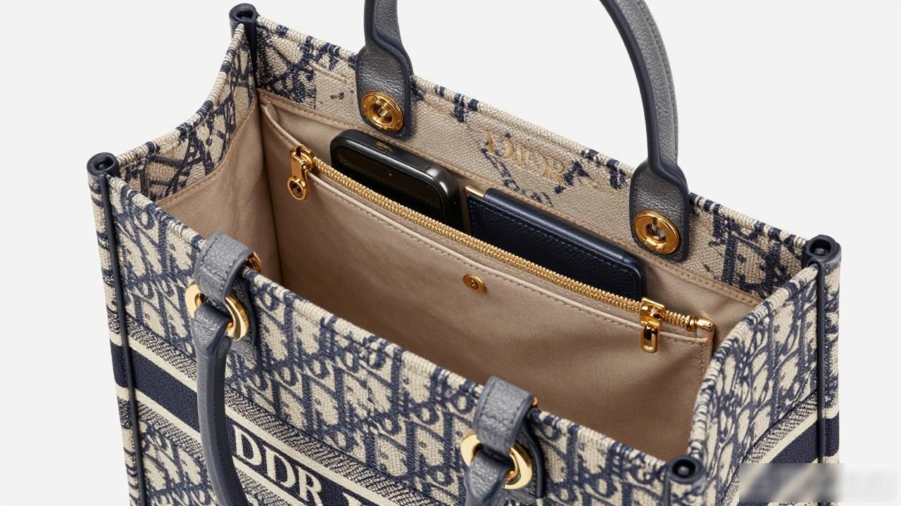 迪奥小号托特包到底值不值得入?Dior Toujours真实测评 Dior2026 第2张-买A货 burberry托特包真假_Small Dior Toujours Vertical Tote|小号恒久竖版托特包_coach托特包真假对比