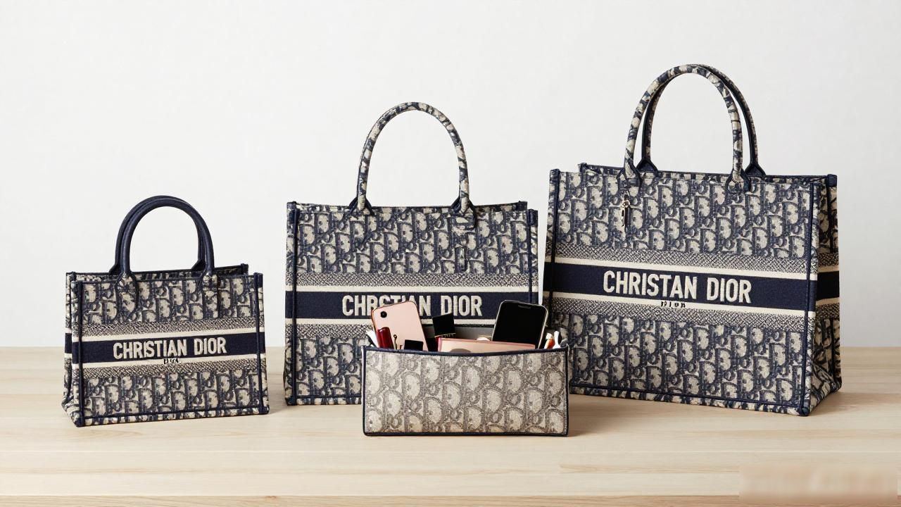 想买Dior Book Tote?看完这篇帮你省下一半预算 Dior2026 第2张-买A货 迪奥托特大号尺码图解_迪奥托特大号尺寸_Dioramour Book Tote Small|小号迪奥之爱书本托特