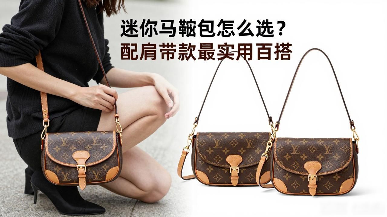 Mini Saddle Bag With Strap｜迷你马鞍包（配肩带）_马鞍肩带袖最简单织法_新款马鞍肩视频教程