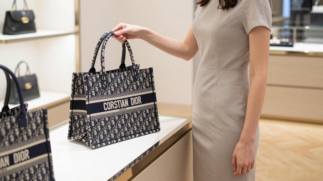 巴宝莉托特包男_Small Dior Toujours Vertical Tote｜小号恒久竖版托特包_小号托特包尺寸