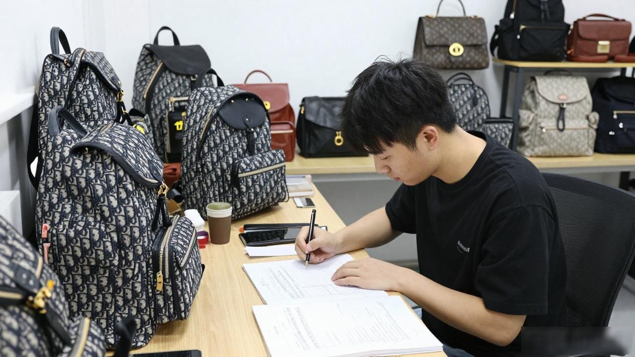 帆布双肩包制作视频教程_Dior Oblique Canvas Backpack｜老花帆布双肩包_极简帆布双肩包做法