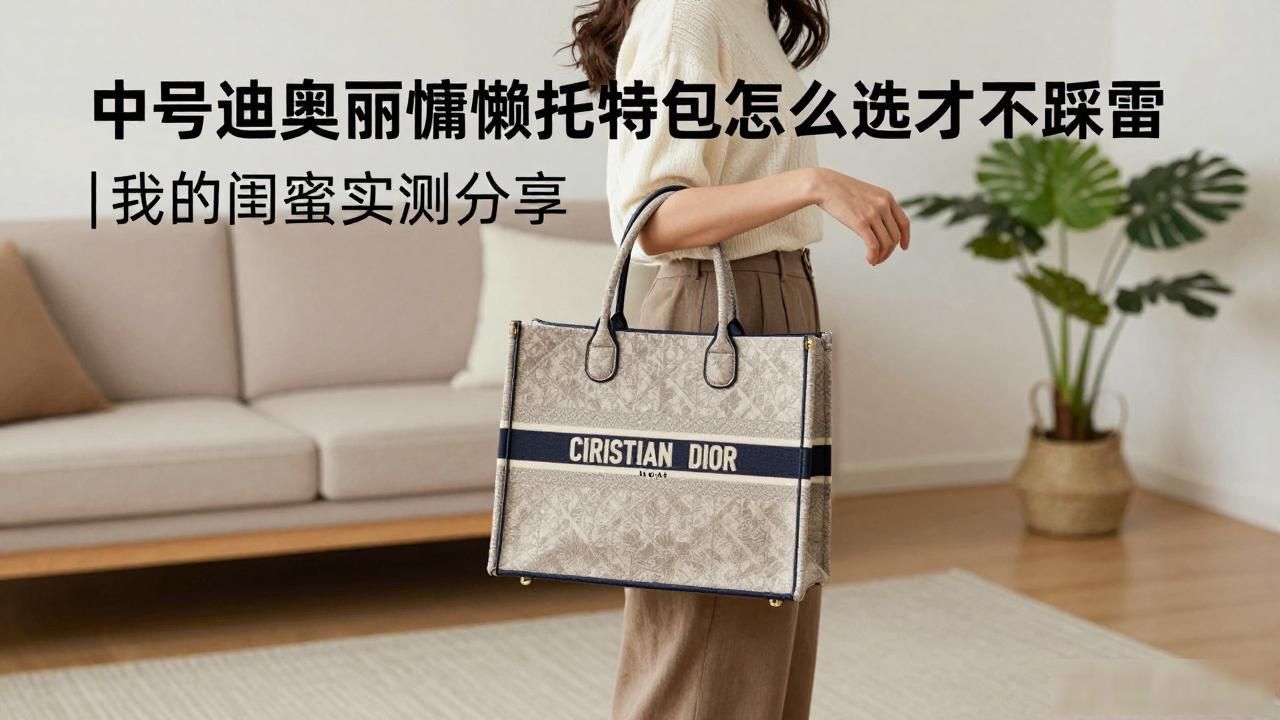 迪奥拖特包_迪奥Booktote托特包_Diorly Medium Bag｜中号迪奥丽慵懒托特包