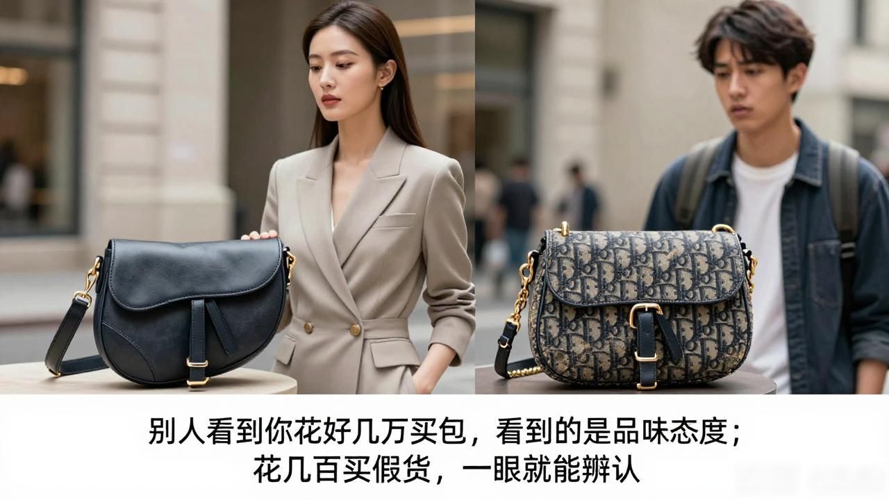 迷你马鞍包选购指南|如何买到心仪的正品还是选择高仿迪奥? Dior2026 第3张-买A货 马鞍肩带袖最简单三个动作_新款马鞍肩视频教程_Mini Saddle Bag With Strap|迷你马鞍包(配肩带)