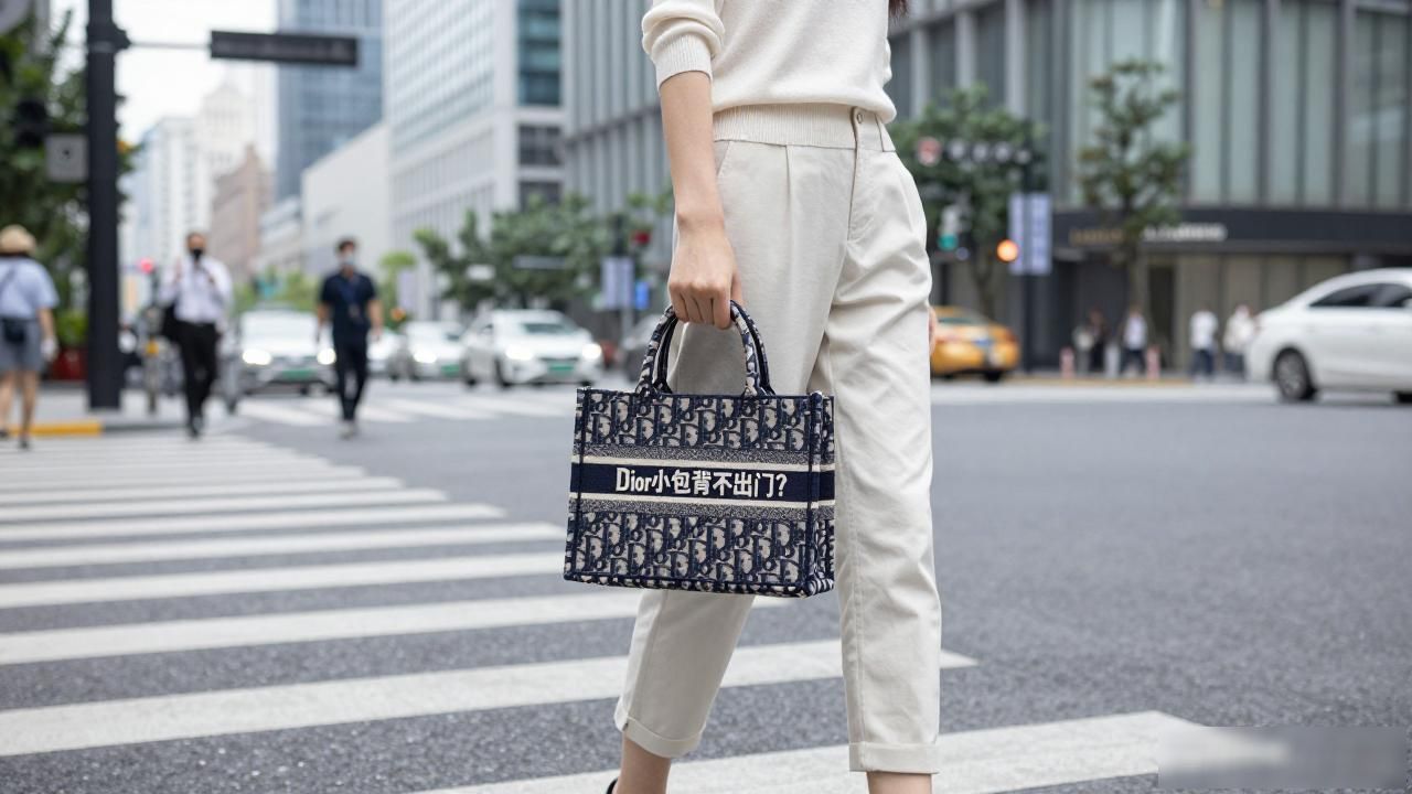Dior Toujours Vertical Nano Tote｜超迷你恒久竖版托特_迷你小号mini托特_niid2022竖版托特包