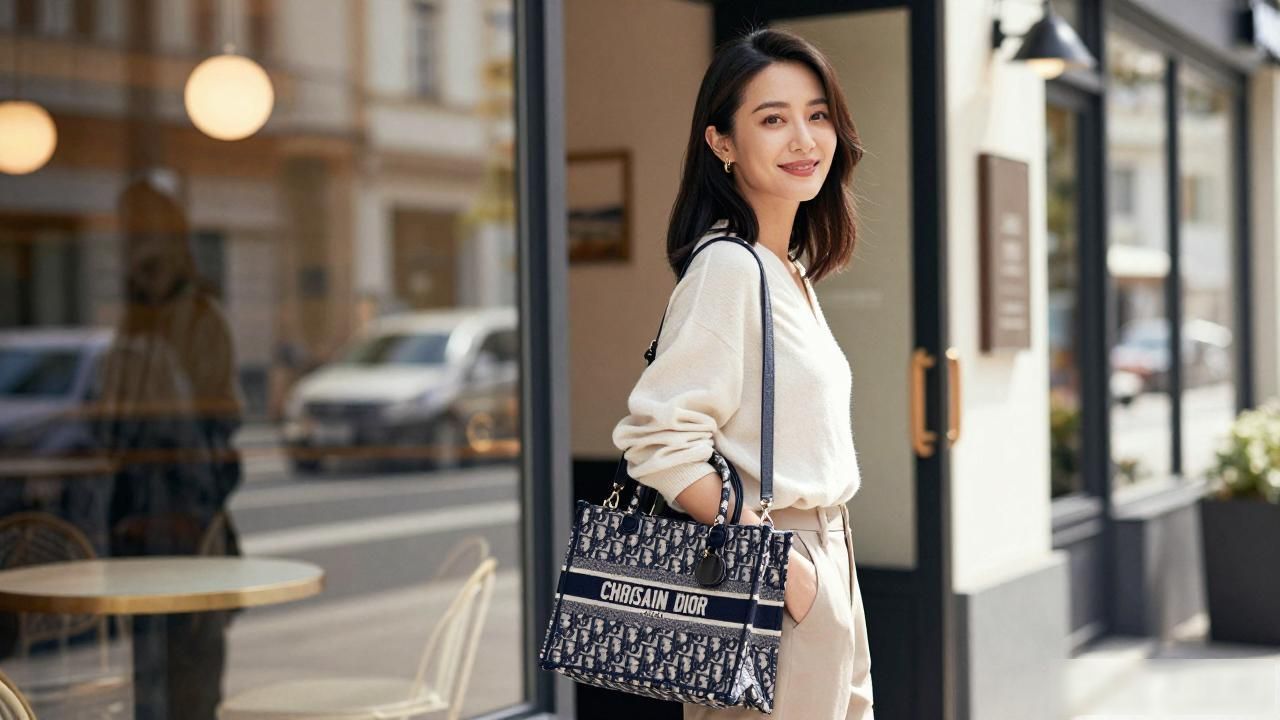 Dior Toujours Vertical Nano Tote｜超迷你恒久竖版托特_迷你小号mini托特_niid2022竖版托特包