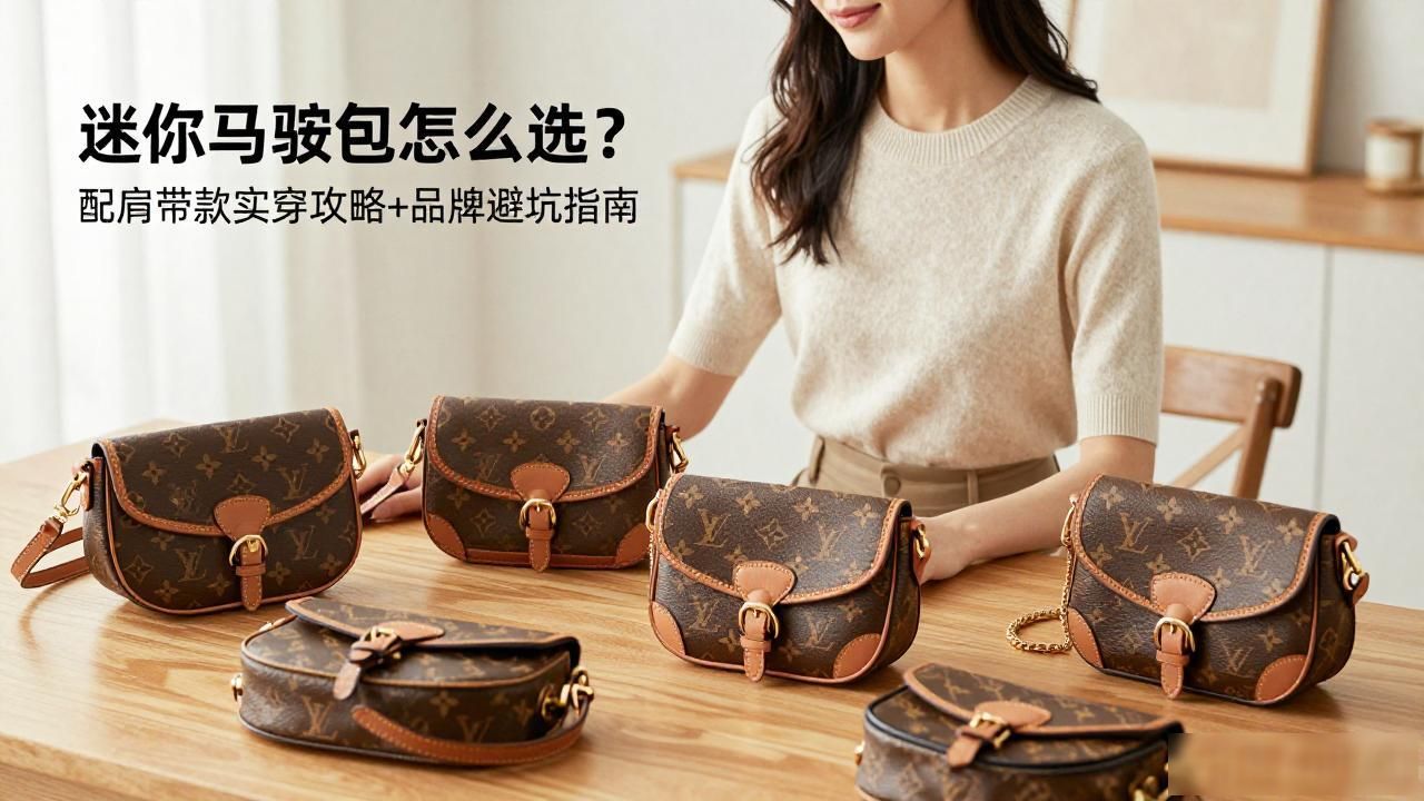 迷你马鞍包怎么选?配肩带款实穿攻略+品牌避坑指南 Dior2026 第2张-买A货 马鞍肩带袖最简单三个动作_Mini Saddle Bag With Strap|迷你马鞍包(配肩带)_女士马鞍肩自带袖详细教程
