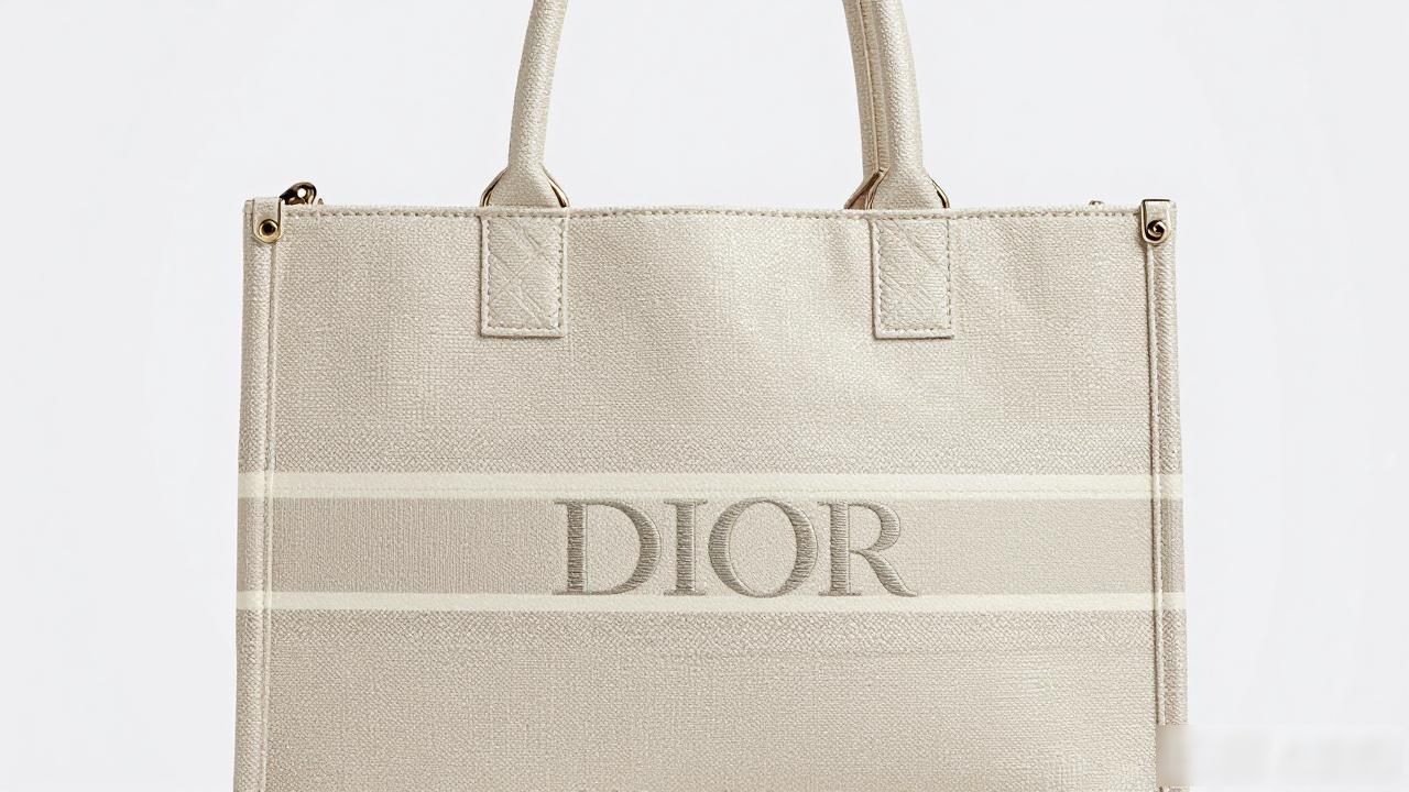 迪奥托特包正品细节图_Dior × Parley Book Tote｜迪奥环保联名书本托特_迪奥托特包包