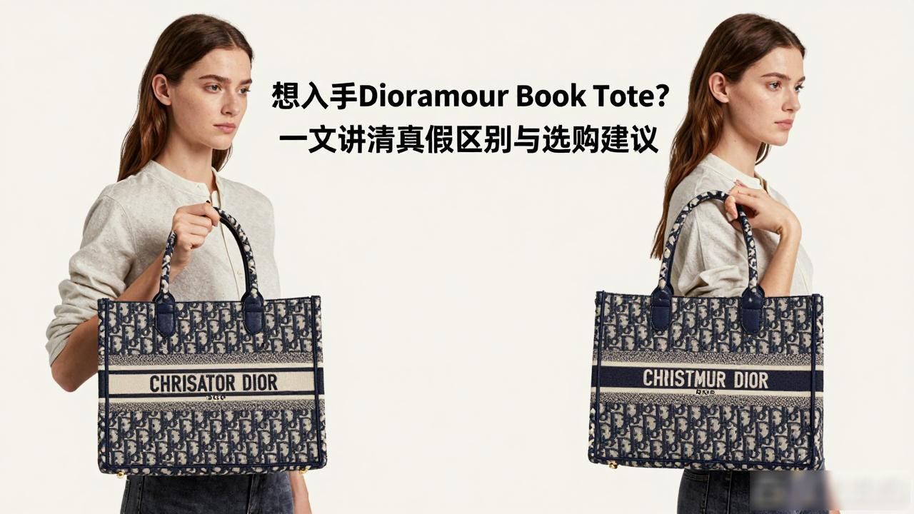 想入手Dioramour Book Tote?一文讲清真假区别与选购建议 Dior2026 第2张-买A货 迪奥托特大号尺寸_迪奥托特大号尺码图解_Dioramour Book Tote Small|小号迪奥之爱书本托特