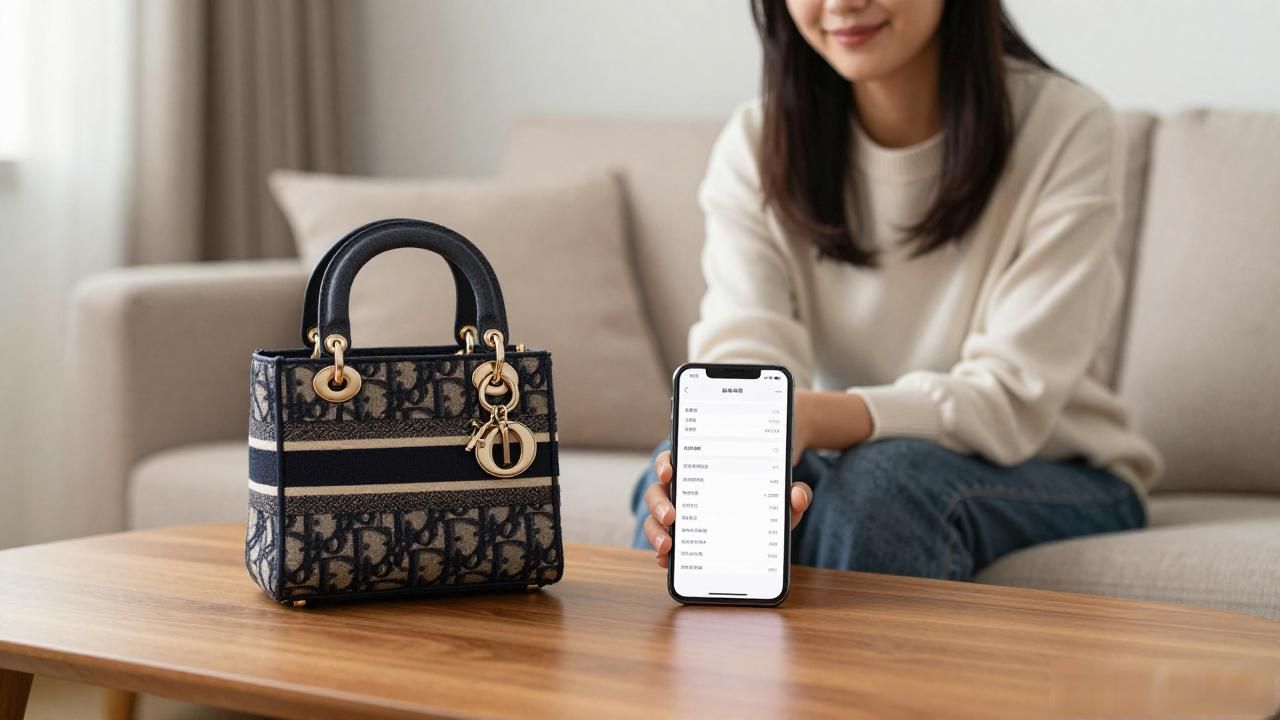 My Dior Mini Bag｜My Dior 迷你链条包_迪奥白色链条包_Dior金链条包