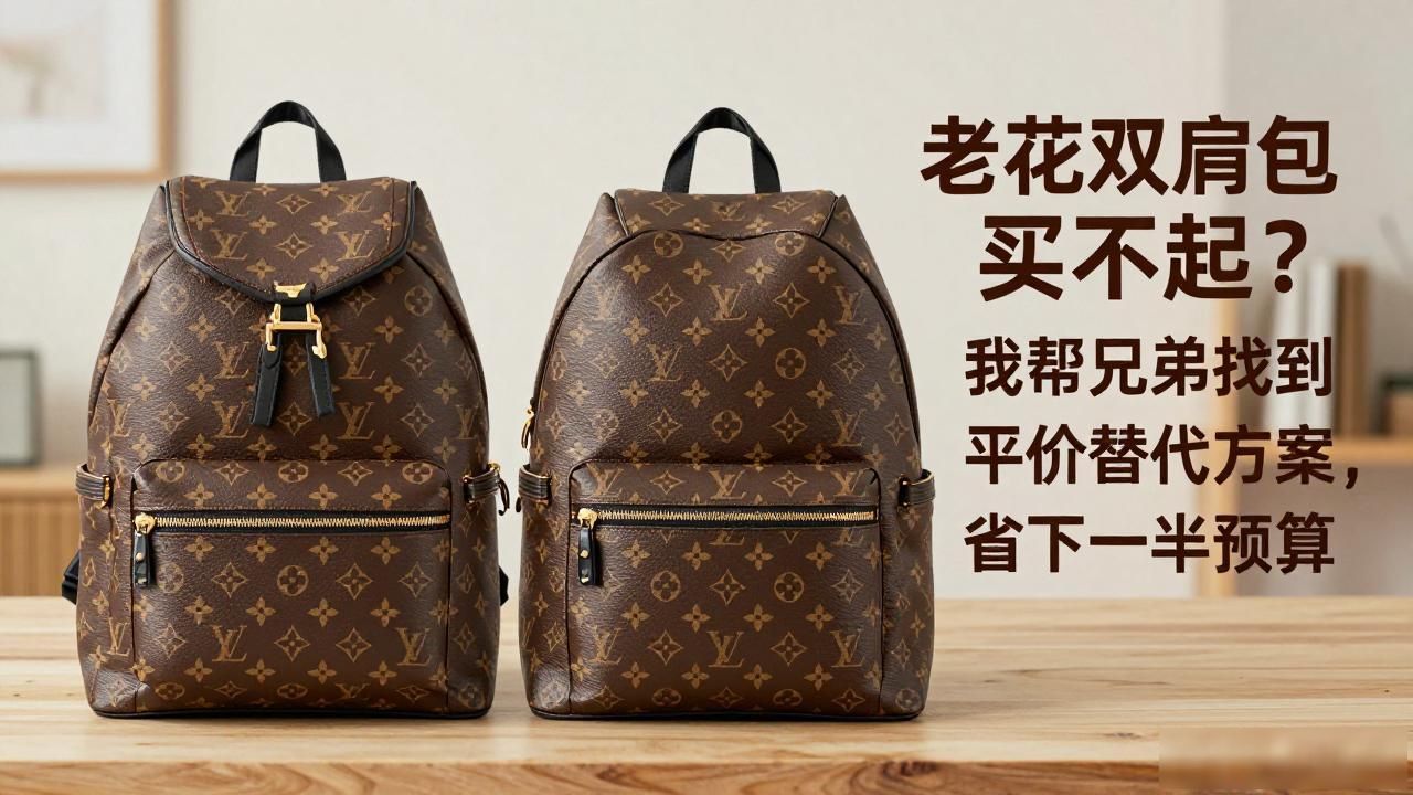 老花双肩包买不起?我帮兄弟找到平价替代方案,省下一半预算 Dior2026 第2张-买A货 双肩包帆布女包_帆布双肩背包怎么做_Dior Oblique Canvas Backpack|老花帆布双肩包