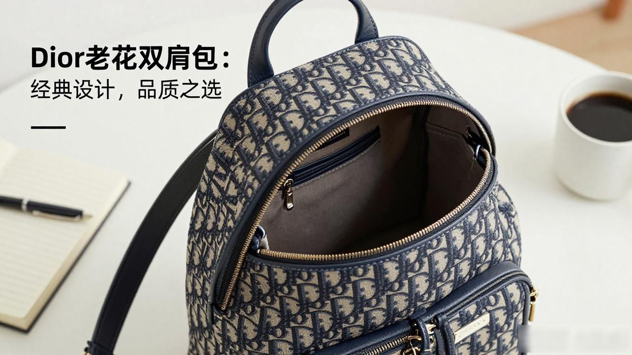 Dior老花双肩包怎么选?高仿包包质量实测分享 Dior2026 第3张-买A货 Dior Oblique Canvas Backpack|老花帆布双肩包_帆布双肩背包怎么做_极简帆布双肩包做法