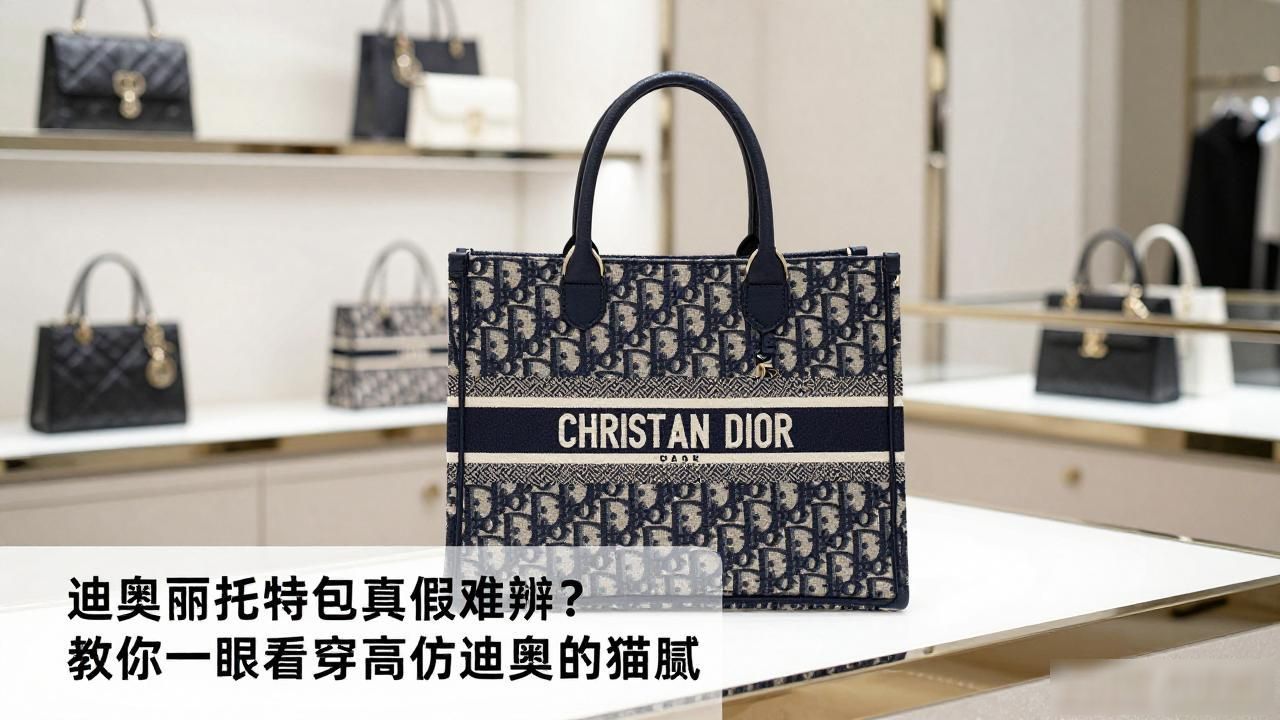 迪奥丽托特包真假难辨?教你一眼看穿高仿迪奥的猫腻 Dior2026 第1张-买A货 迪奥拖特包_迪奥女士托特包_Diorly Medium Bag|中号迪奥丽慵懒托特包