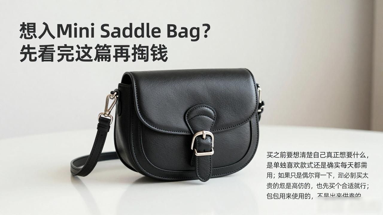 想入Mini Saddle Bag?先看完这篇再掏钱 Dior2026 第3张-买A货 马鞍肩带袖最简单织法_马鞍肩带袖最简单三个动作_Mini Saddle Bag With Strap|迷你马鞍包(配肩带)